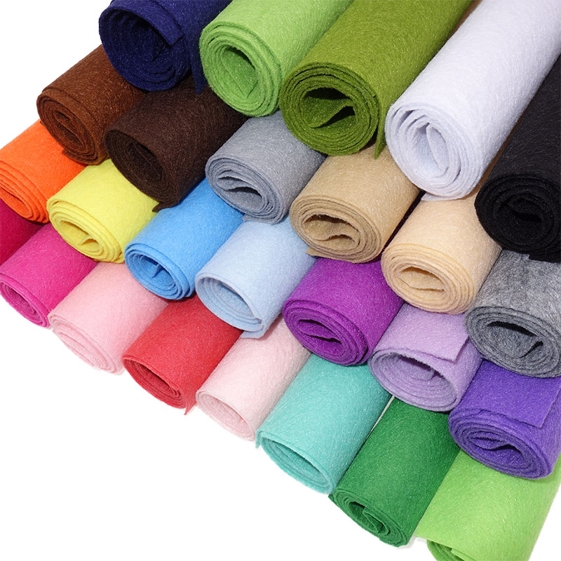 Textile And Sewing Materials - フェルト生地不織布フェルト生地シート DIY 縫製人形工芸品材料 1 ミリメートル厚さメートル/ロール