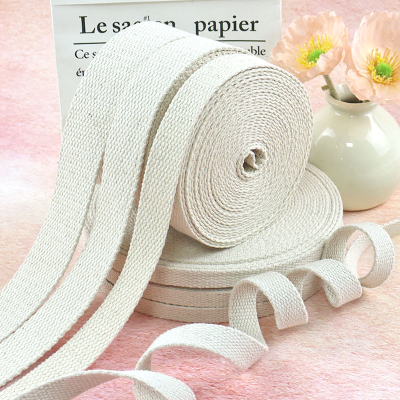 20 メートルベージュ綿ウェビング 10-50 ミリメートル - Textile And Sewing Supply のレビューと価格