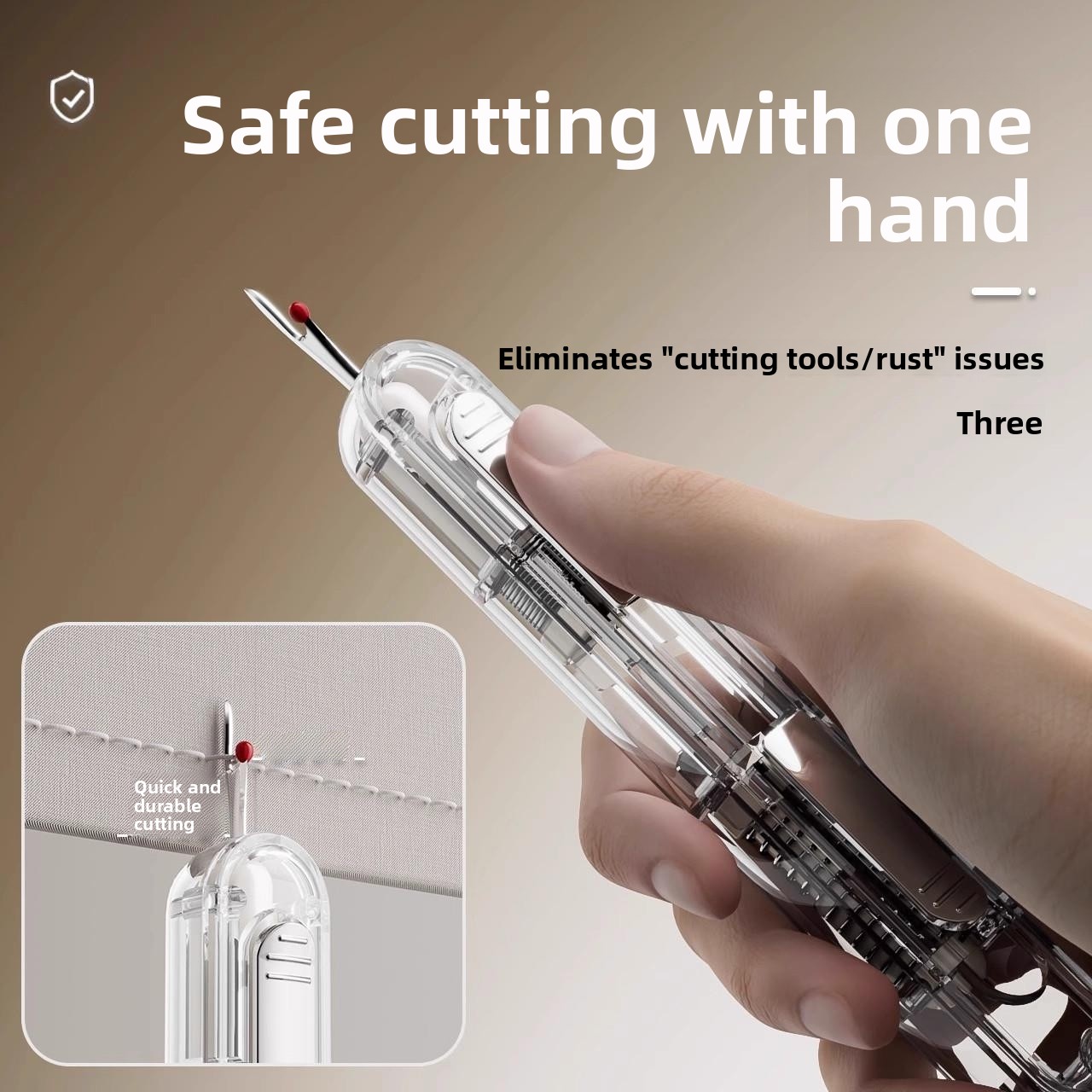 2in1携帯式針通し器多機能手縫いツール家庭用布地アート高齢 - Needle Threader Tool のレビューと価格