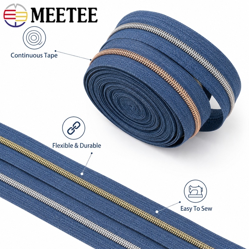 10-40M 5 #   デニムナイロンジッパーテープ連続コ - Textile And Sewing Supply のレビューと価格
