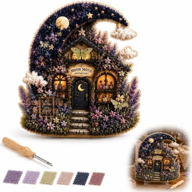 ファンタジーな村の3D布製ポケアートキット マッシュルームコ - Textiles Sewing Techniques のレビューと価格