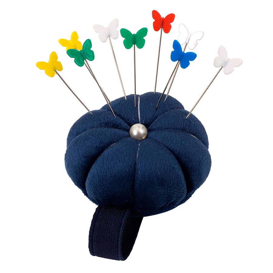 裁縫用リストピンクッション、調節可能なパンプキン型リストバン - Sewing Pin Cushion のレビューと価格