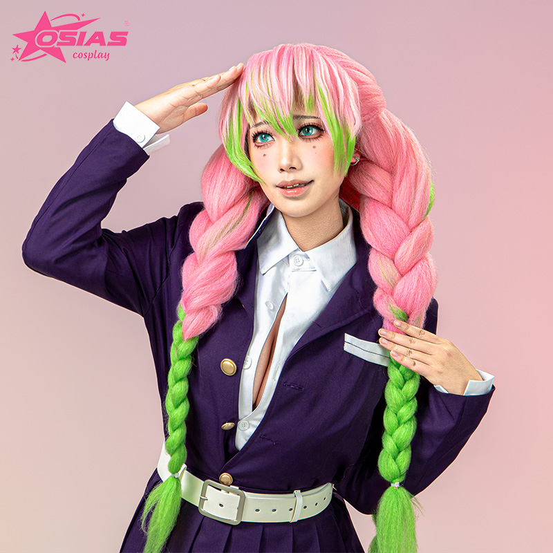 OSIAS 女性用 甘露寺蜜璃 コスプレ衣装 肩パッドと刺繍 - Shoulder Pad Set In のレビューと価格