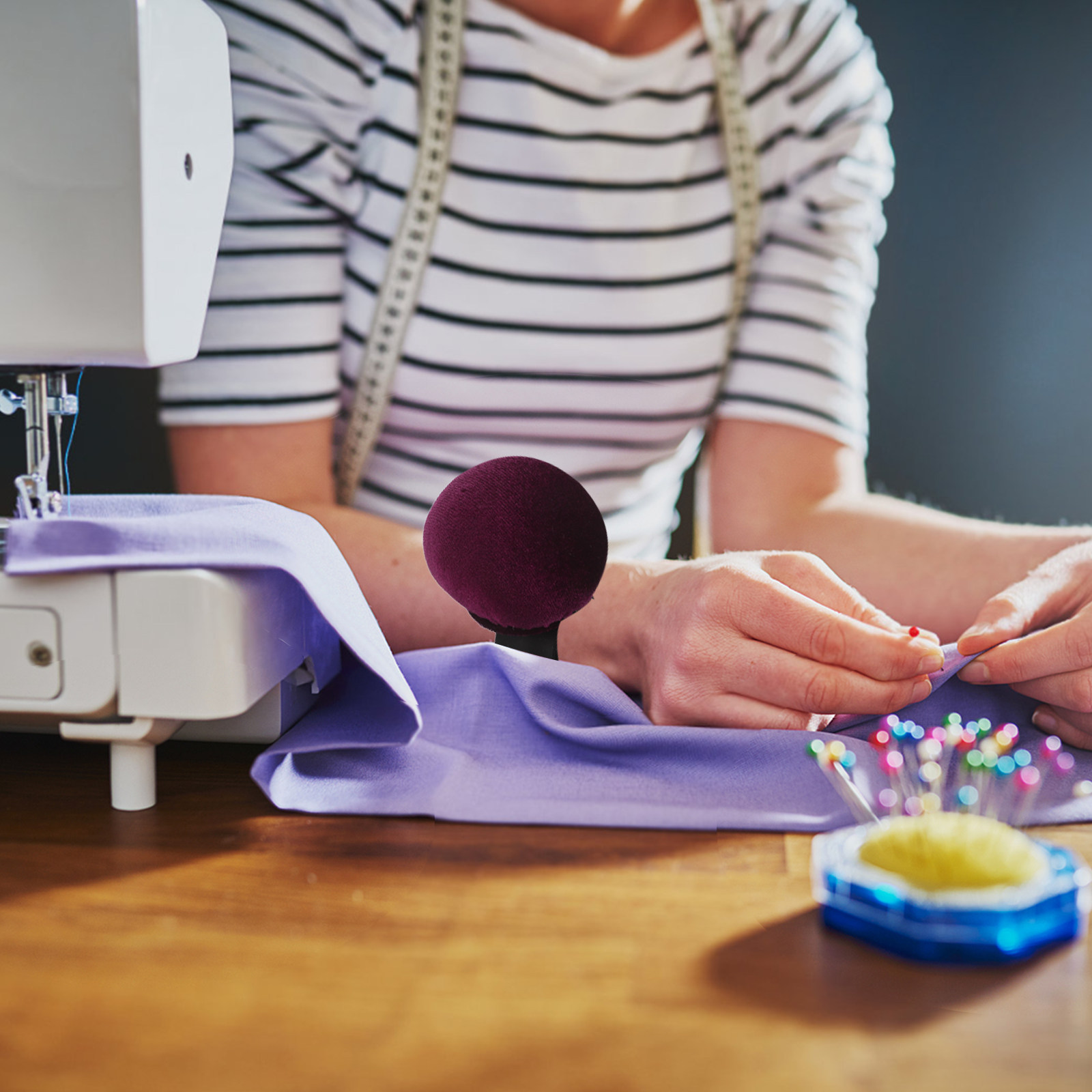 リストピンクッションスラップブレスレット PPコットン ニー - Sewing Pin Cushion のレビューと価格