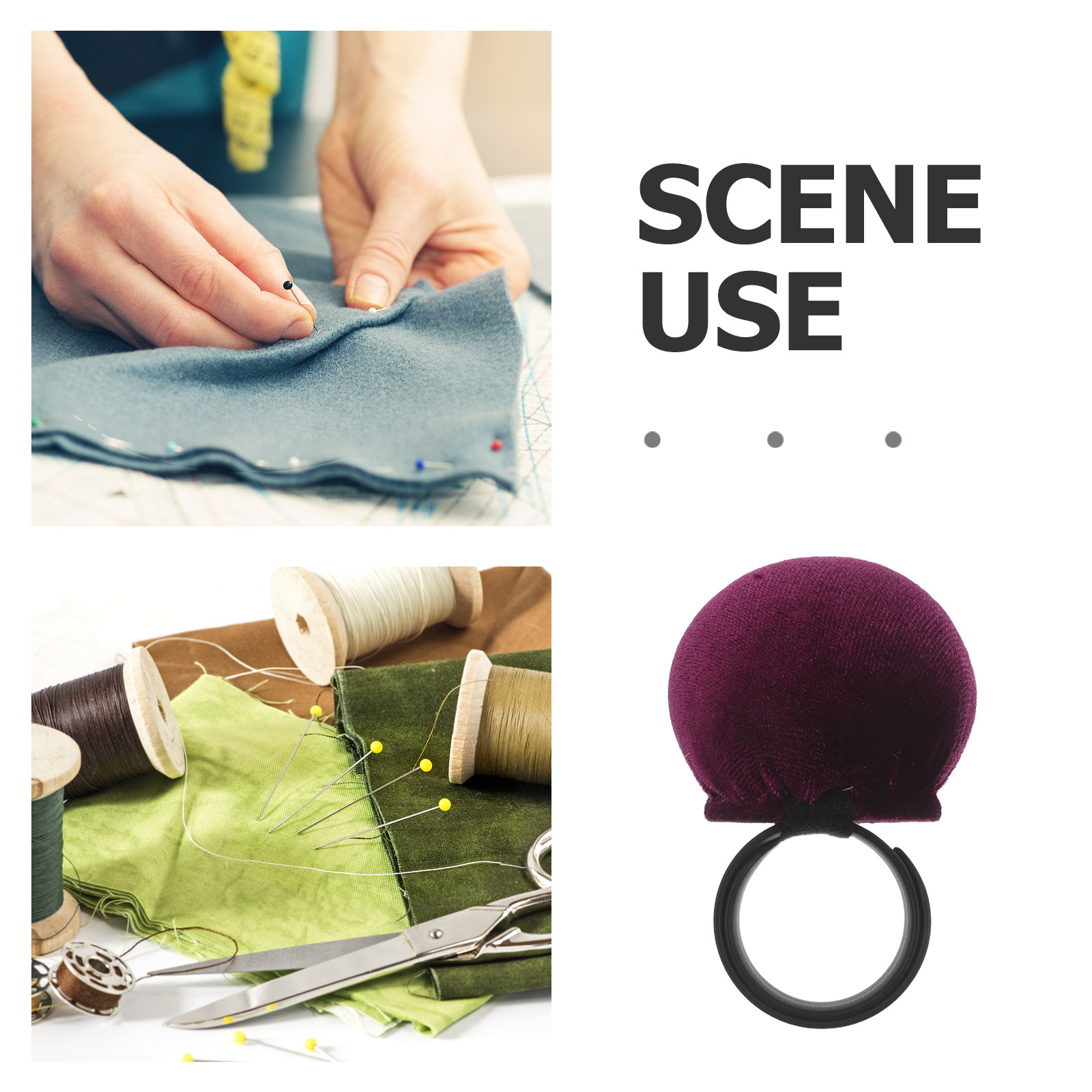 リストピンクッションスラップブレスレット PPコットン ニー - Sewing Pin Cushion のレビューと価格