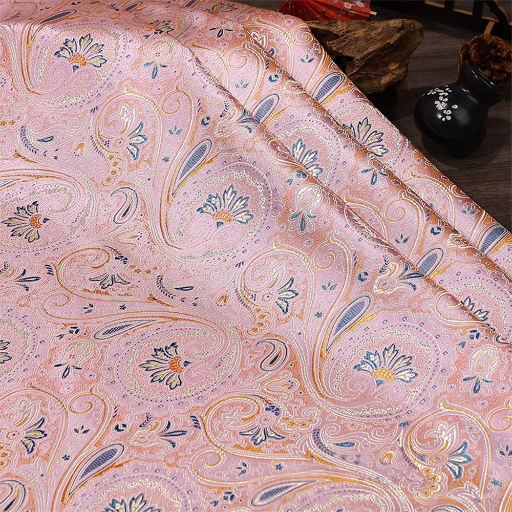 50 × 75 センチメートルスパイラル花柄ジャカードブロケ - Textile And Sewing Materials のレビューと価格