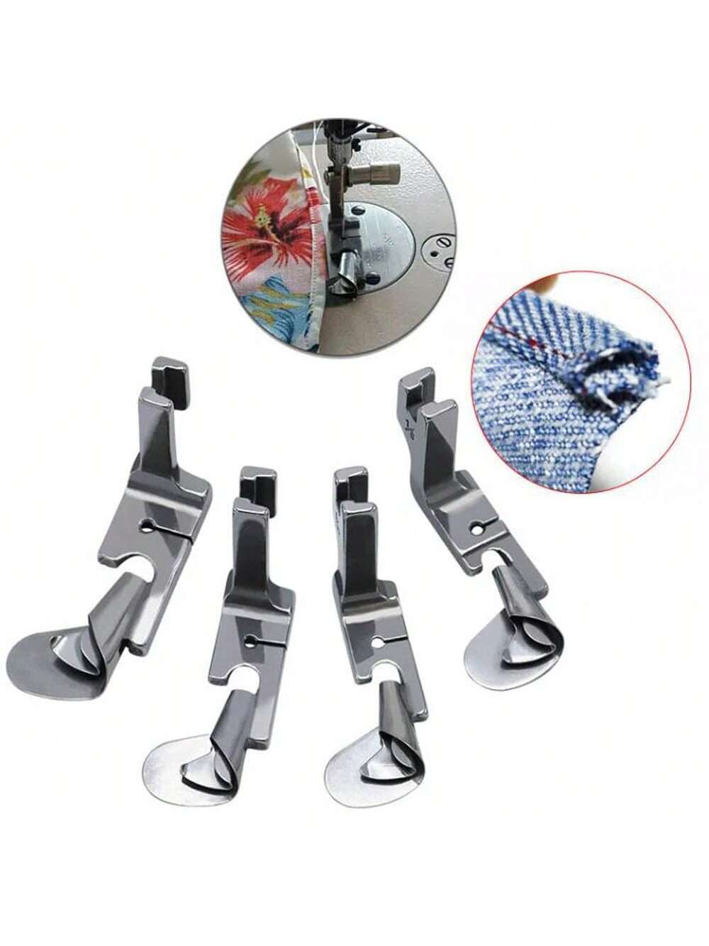 1個入り 工業用ミシン 曲線ヘミングフット 1/8インチ、3 - Textile Sewing Machines のレビューと価格