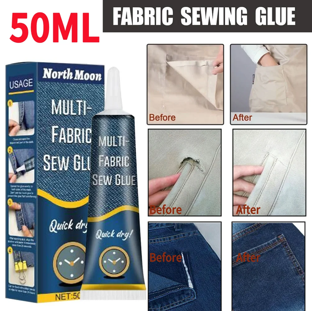 速乾性生地パッチ接着剤、生地修理、縫い目接着剤、防水、衣類テ - Sewing Technology のレビューと価格