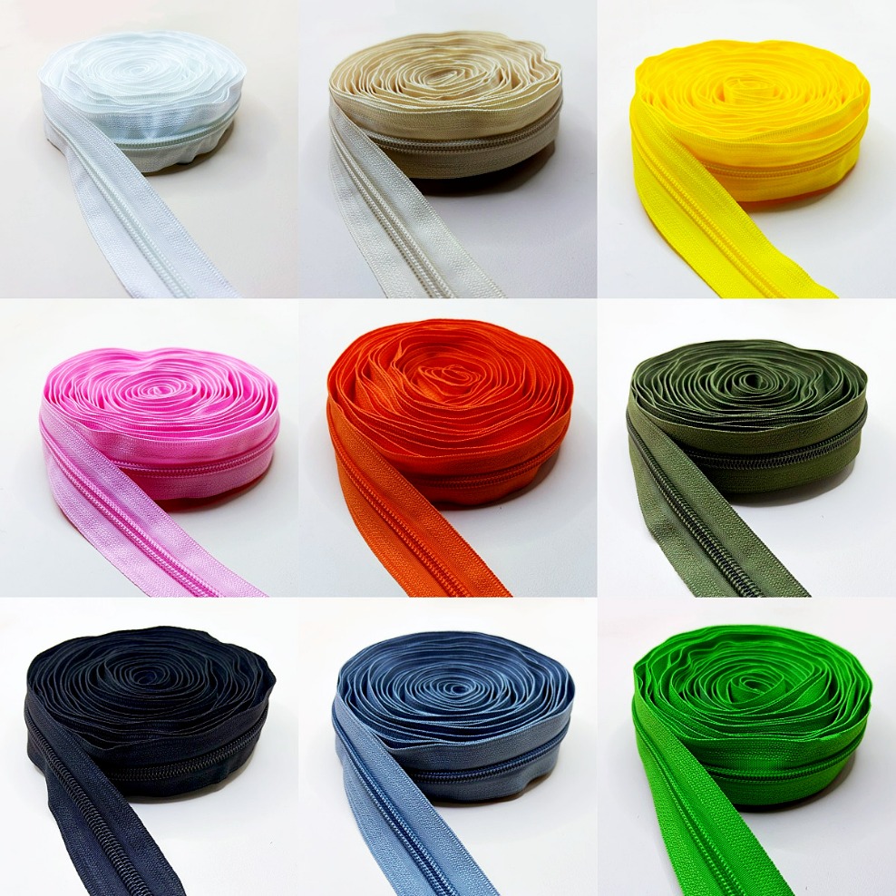 5/10/50M 5 #   ナイロンジッパテープ、ジッパー - Textile Sewing Factory のレビューと価格