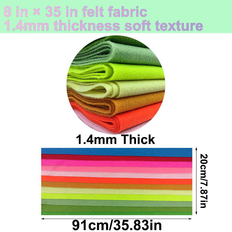 910*200*1.4mmの厚さの柔らかいフェルト生地シート - Textile And Sewing Materials のレビューと価格