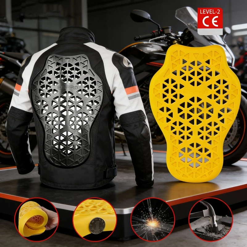 オートバイ用保護具セット：背中、肩、肘プロテクター5個；膝と - Shoulder Pad Set In のレビューと価格