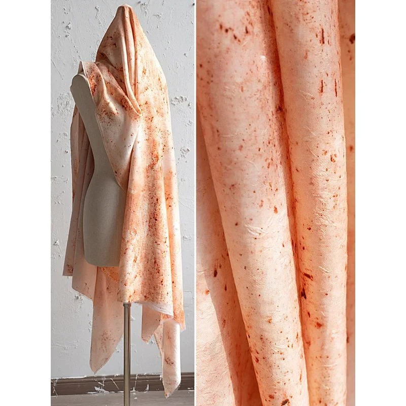 タイダイダークフラワーリヨセル繊維生地ソフト軽量チャイナドレ - Sewing Tie Dye のレビューと価格