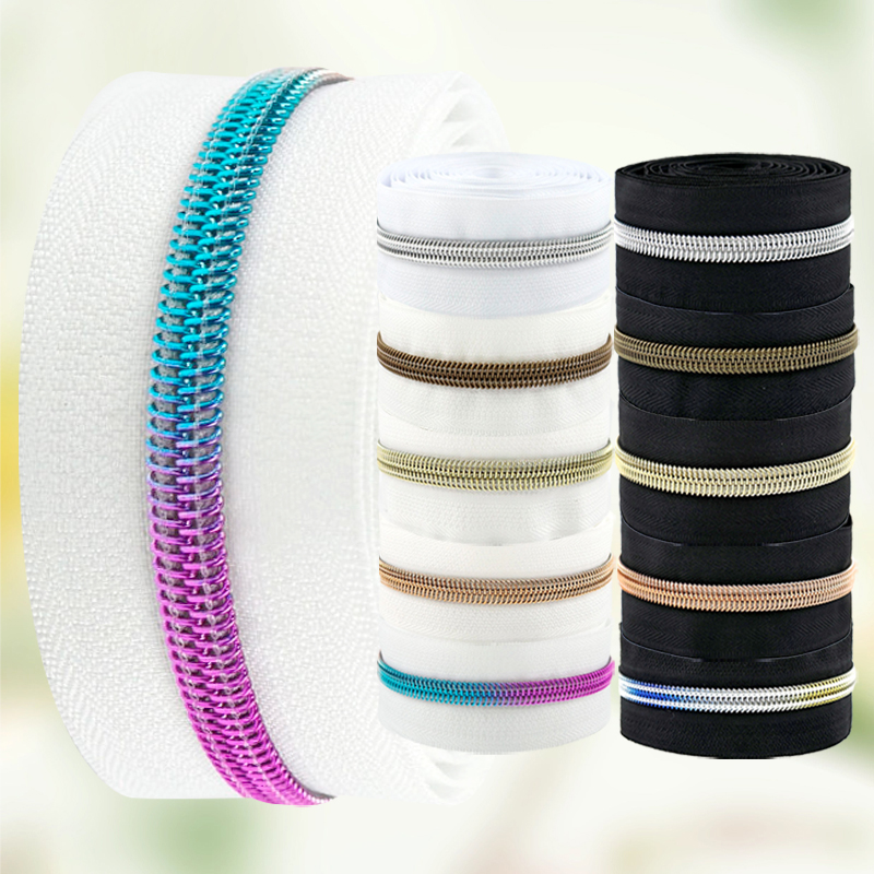 5/10/20メートル ブラック/ホワイト ジッパーテープ  - Textile And Sewing Supply のレビューと価格