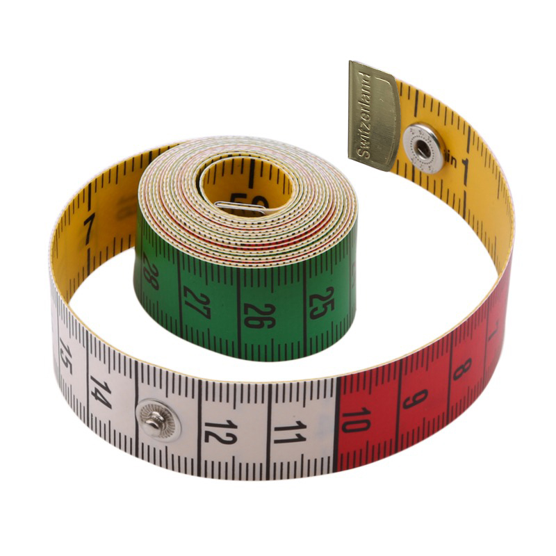 1.5 メートルソフトテープメジャー仕立て屋のテープスナップ - Sewing Gauge Ruler のレビューと価格
