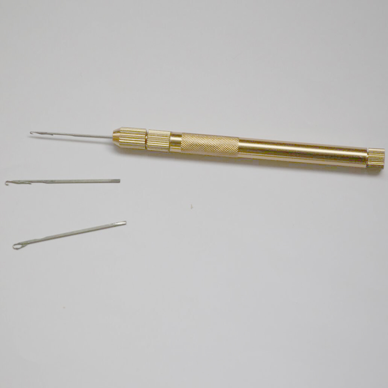 4 in 1 アルミ製フェザーヘアエクステンションキット 引 - Needle Threader Tool のレビューと価格