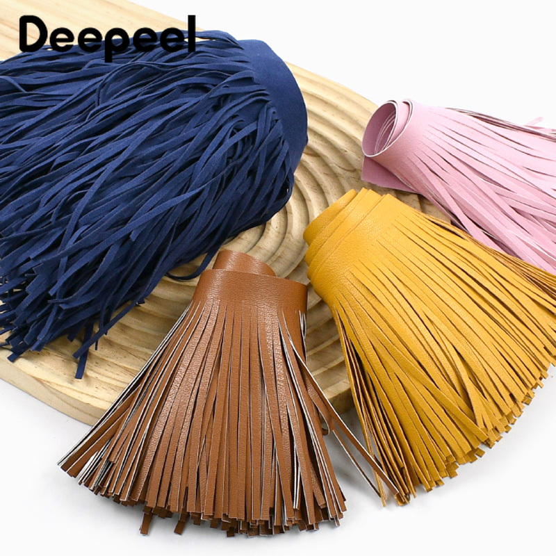 1M 10-30cm レザー スエード タッセル フリンジ  - Textile And Sewing Supply のレビューと価格