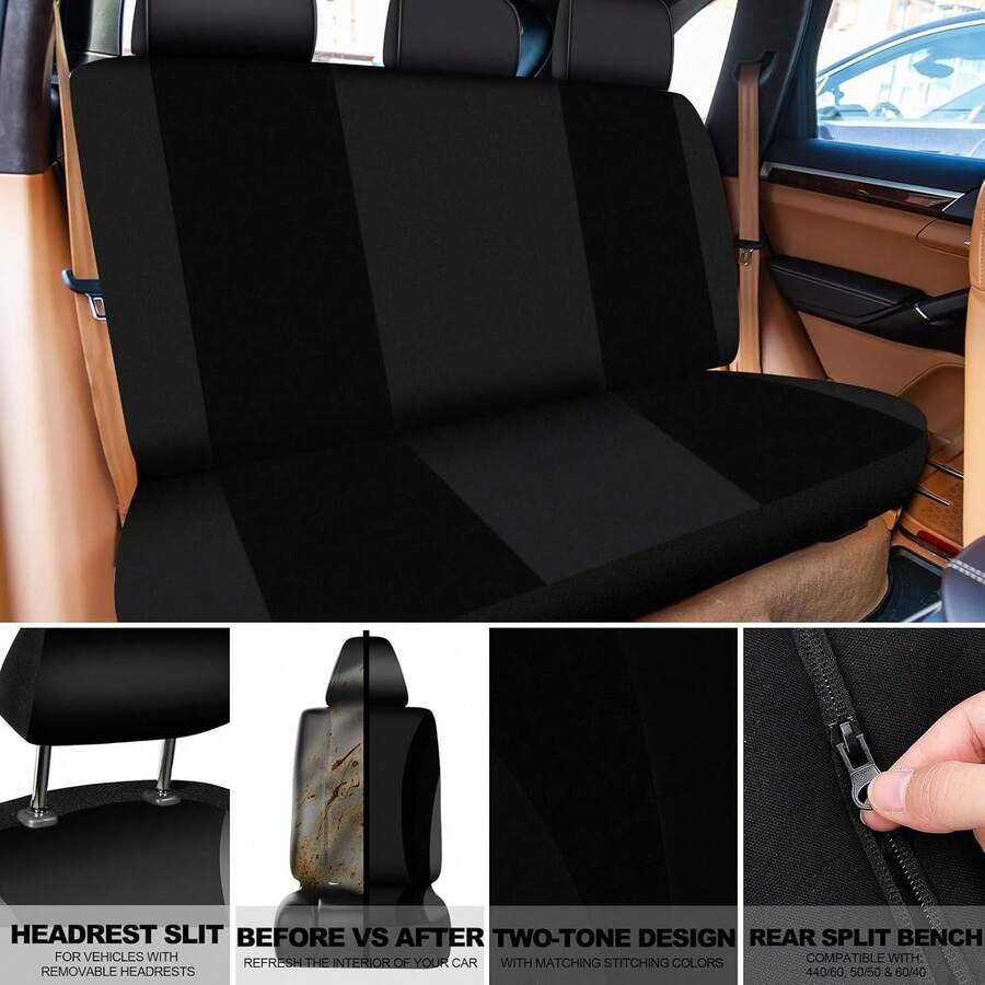 35点セット 車用シートカバー ステアリングホイールカバー、 - Shoulder Pad Set In のレビューと価格