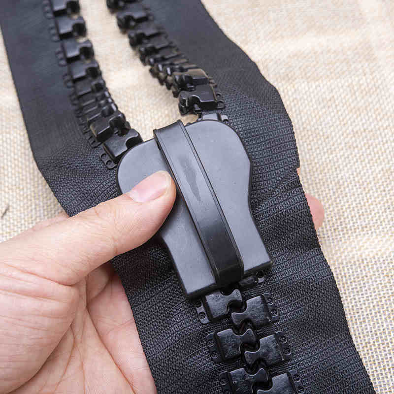 30 #   ロングチェーン大ロール樹脂ジッパー黒超大型ジッ - Sewing In Textile Industry のレビューと価格