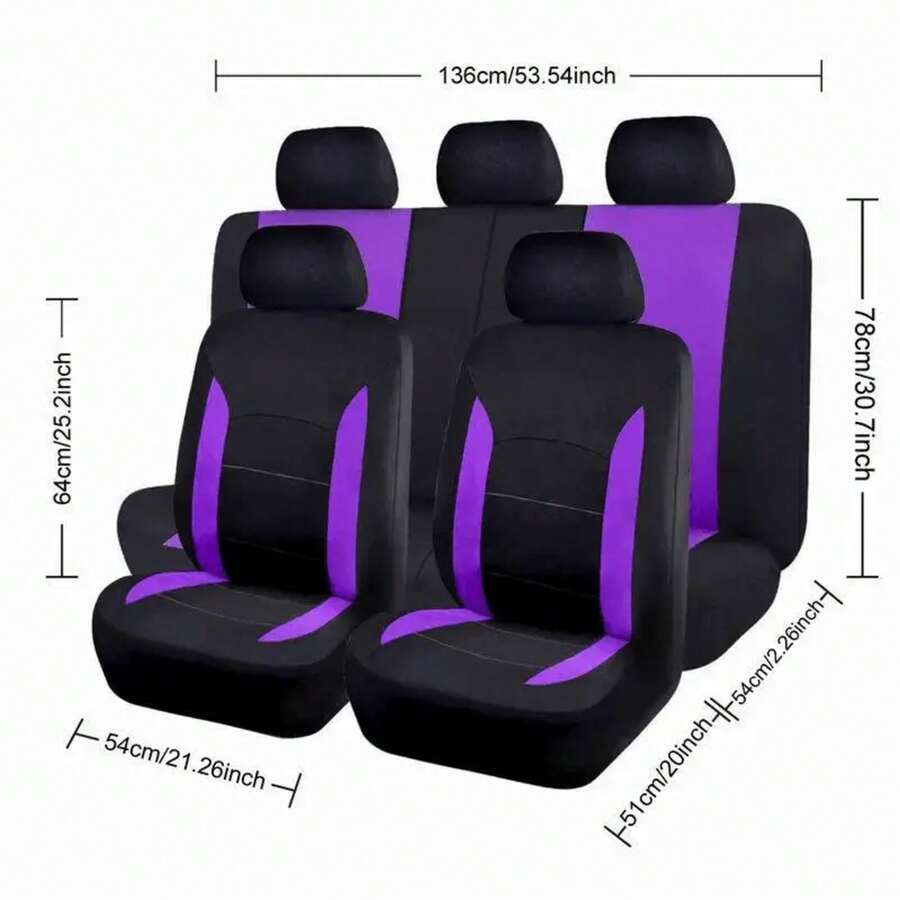 女性向け、41点セットの車内装飾セット。ポリエステル製カーシ - Shoulder Pad Set In のレビューと価格