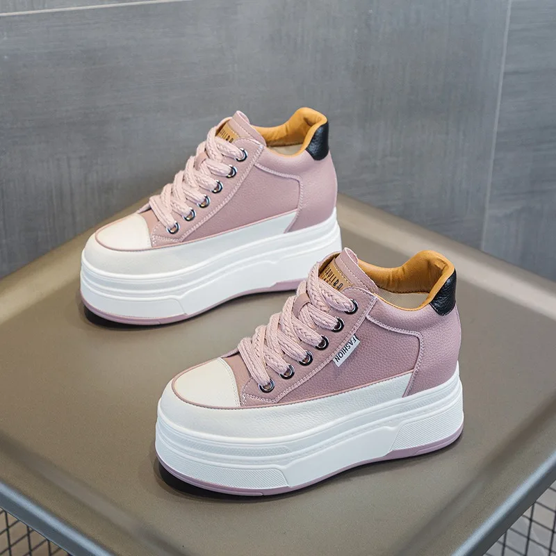 9CMカウスエード本革レディースバルカナイズシューズプラット - Sewing Latex のレビューと価格